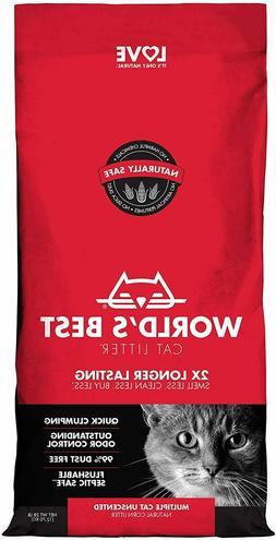World's Best Cat Litter, Clumping Litter Formula for Multipl