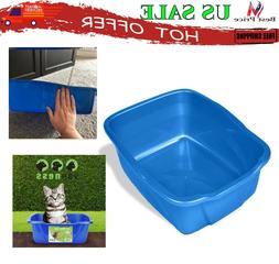 High Side Big Kitty Pan Pet Animal Giant Size Plastic