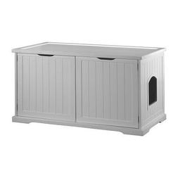 X- Large Cover Bench Wooden Furniture White