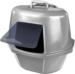 Enclosed Pan Hooded Jumbo Covered Kitty House