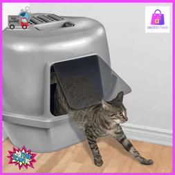 Enclosed Sifting Pan Hooded Jumbo Covered Kitty House