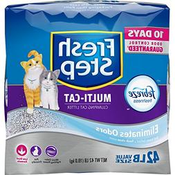Fresh Step Premium Scoopable Clumping Cat Litter Multiple Ca