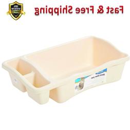 Petmate Giant Litter Pan for Cat 2 Storage Compartment Preve
