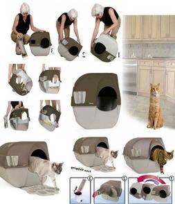 Omega Paw Self-Cleaning Litter Box, Pewter