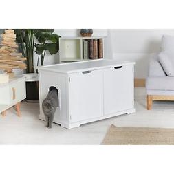 Enclosed Bench Cat Kitty Pet Indoor Covered No Odor Storage 